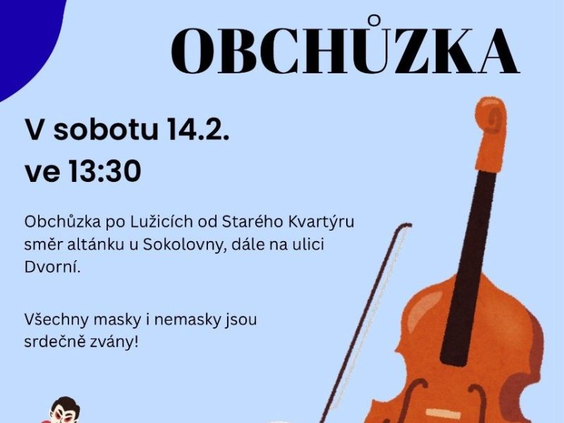 Fašaňková obchůzka v Lužicích