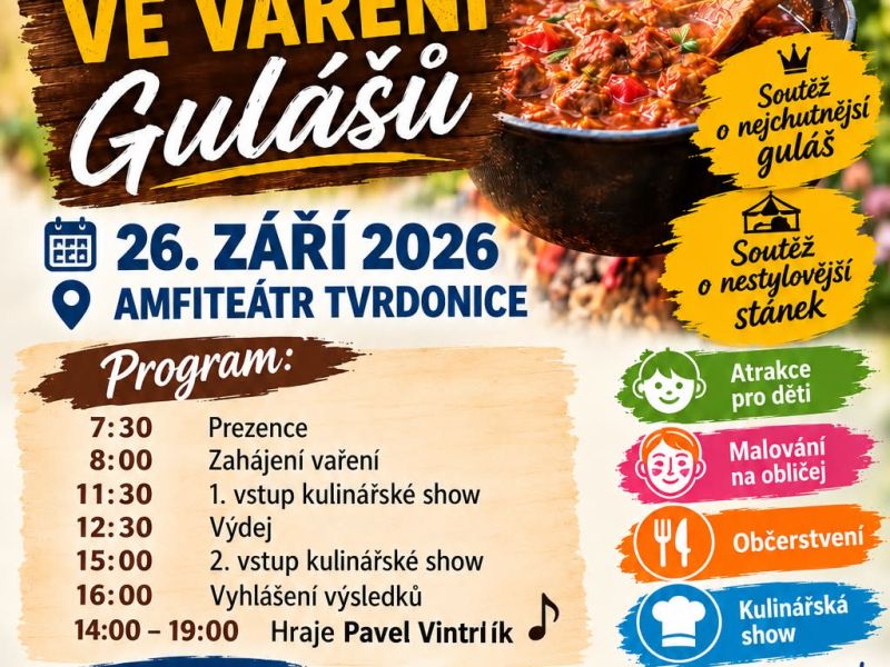 Soutěž ve vaření gulášů Tvrdonice 2026