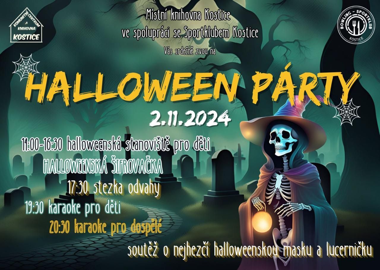 Halloween párty v Kosticích