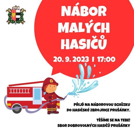Nábor malých hasičů Prušánky