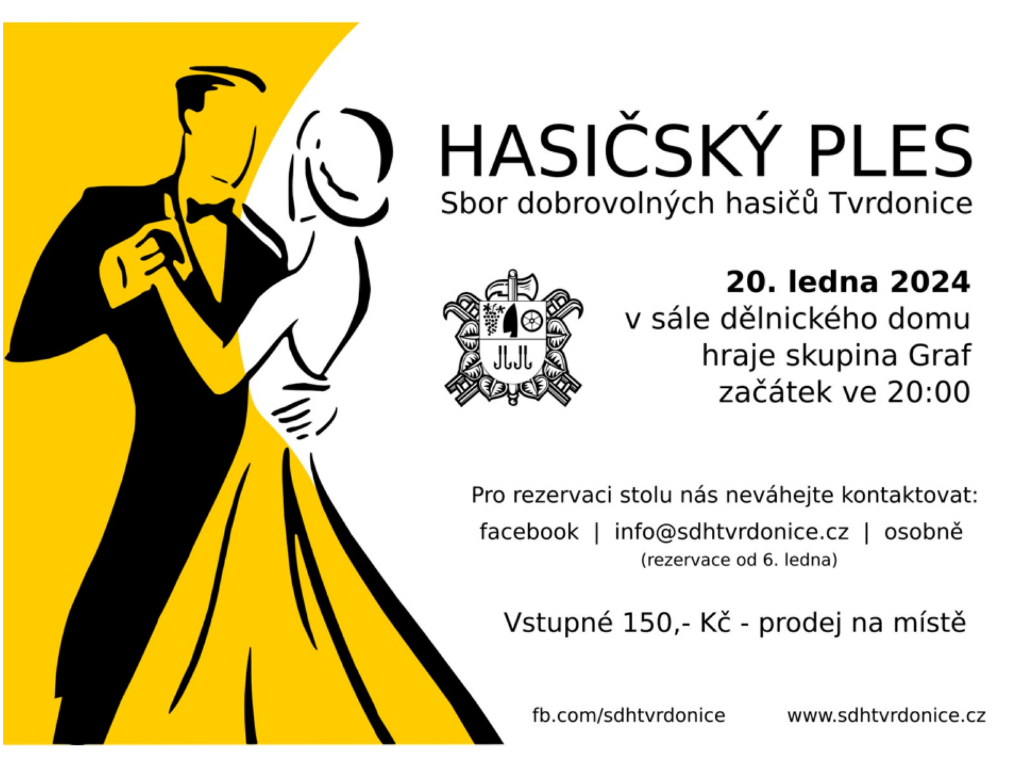 Hasičský ples Tvrdonice