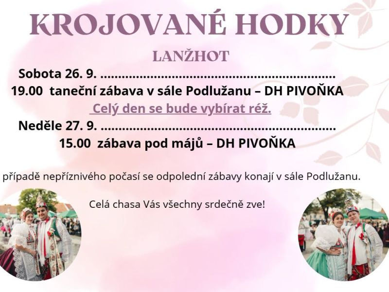 Krojované hodky Lanžhot 2026