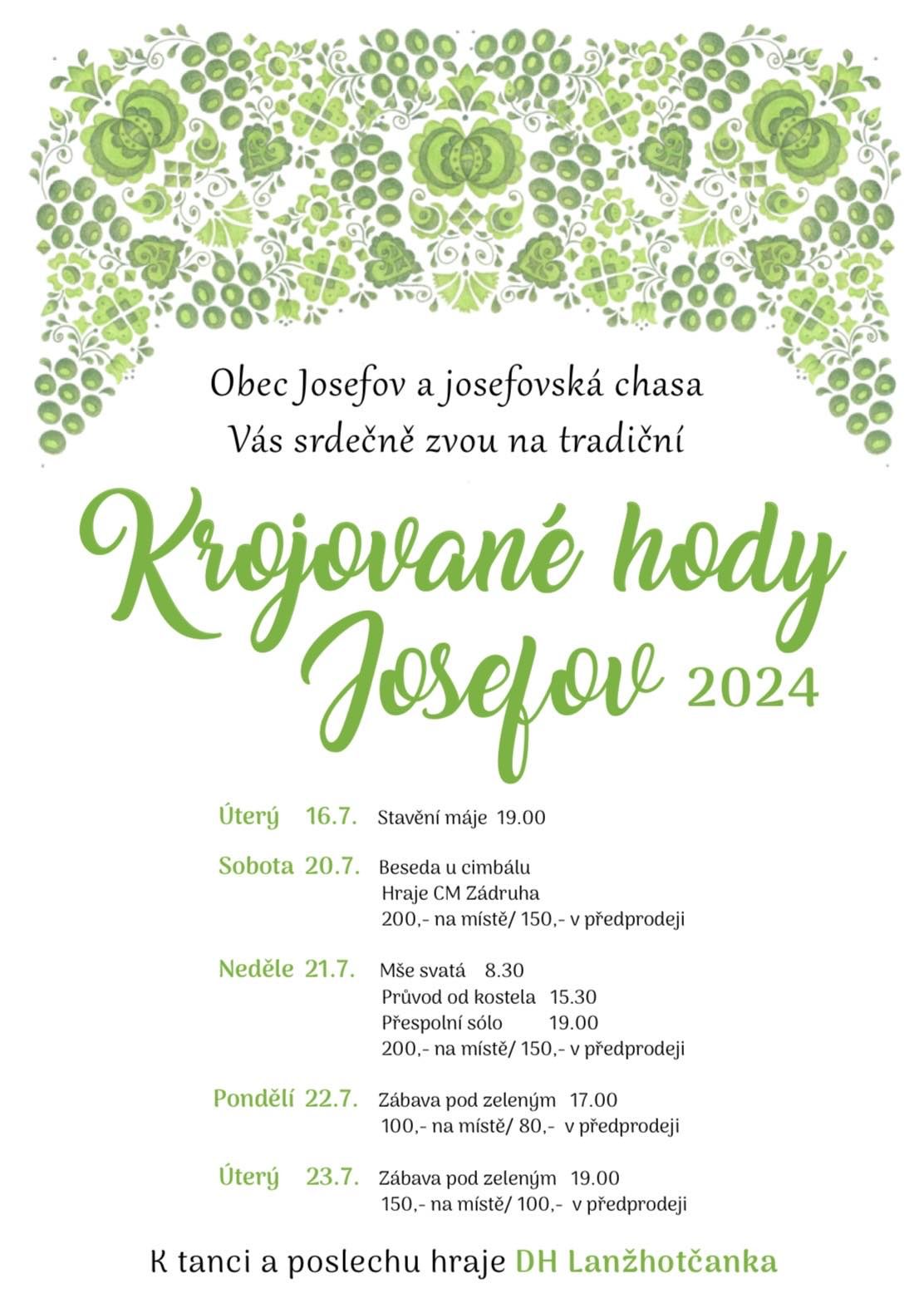 Krojované hody Josefov