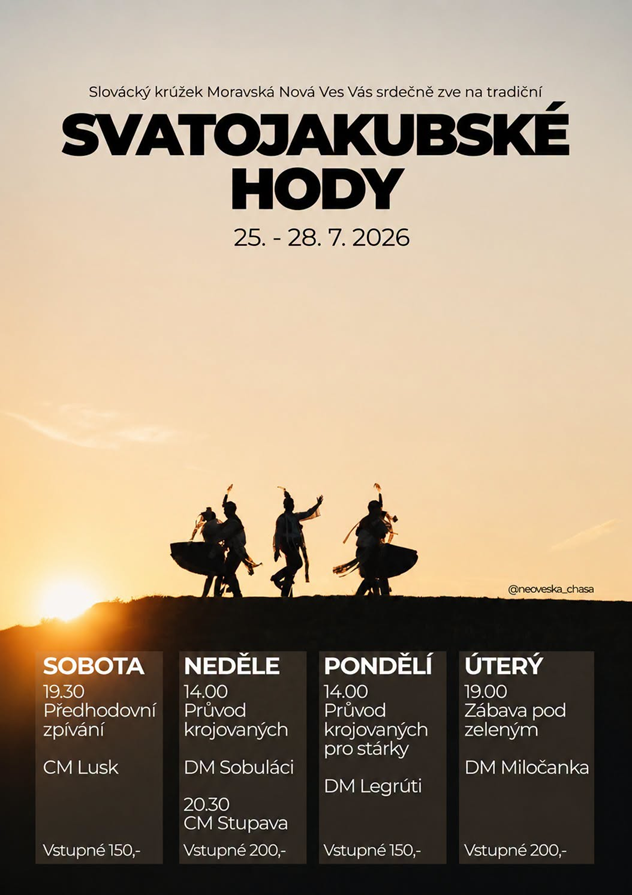 Svatojakubské hody v Moravské Nové Vsi