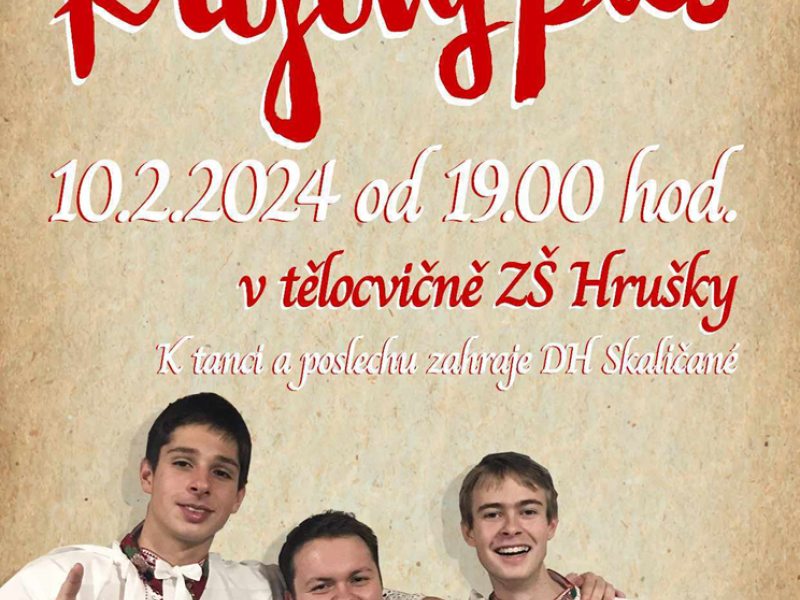 Krojový ples Hrušky
