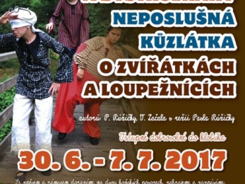 Pozvánka na Dětské kočovné divadýlko z Kyjova