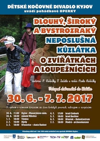 Pozvánka na Dětské kočovné divadýlko z Kyjova