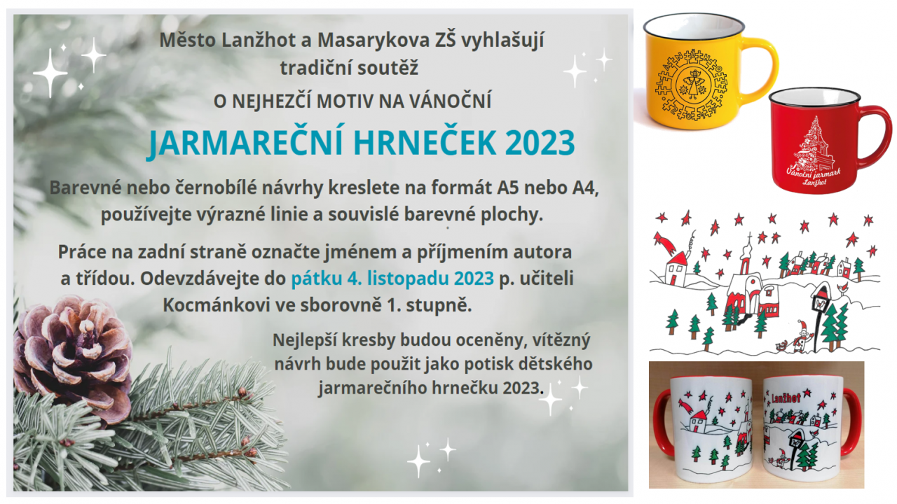 Soutěž o nejhezčí motiv na jarmareční hrneček