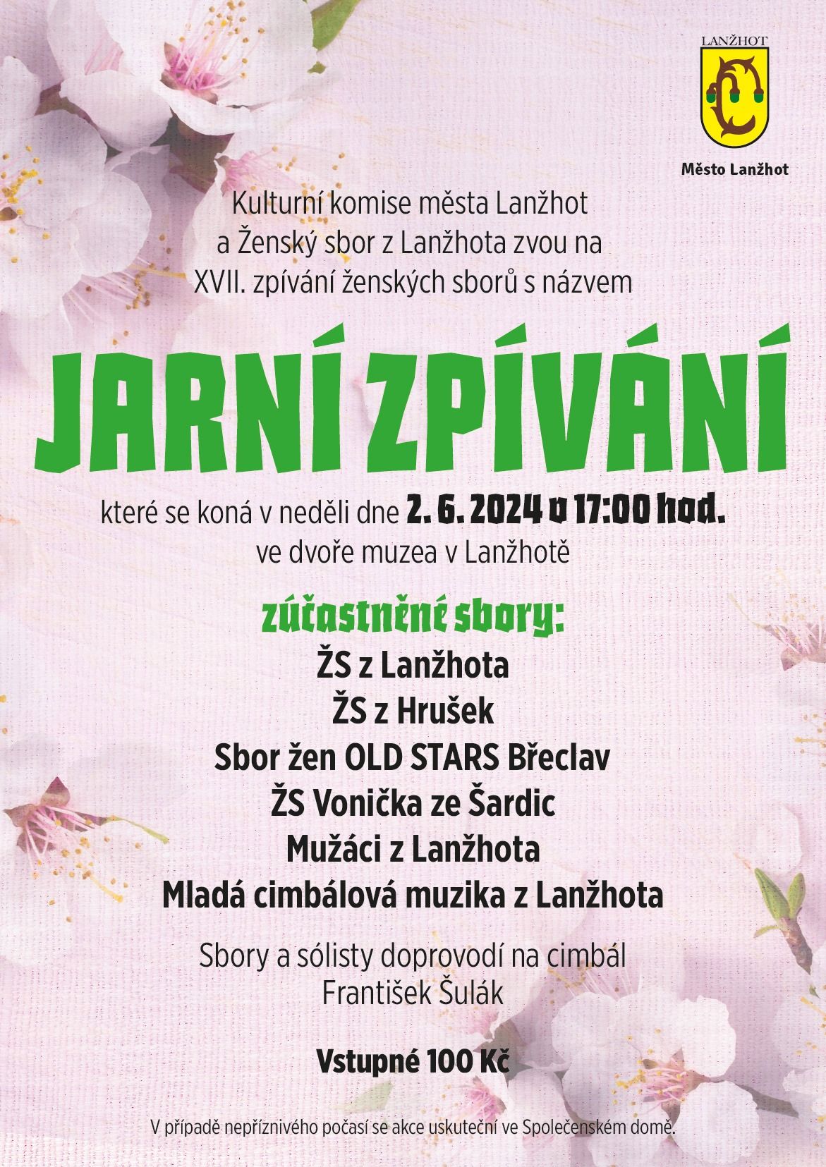 Zpívání ženských sborů v Lanžhotě