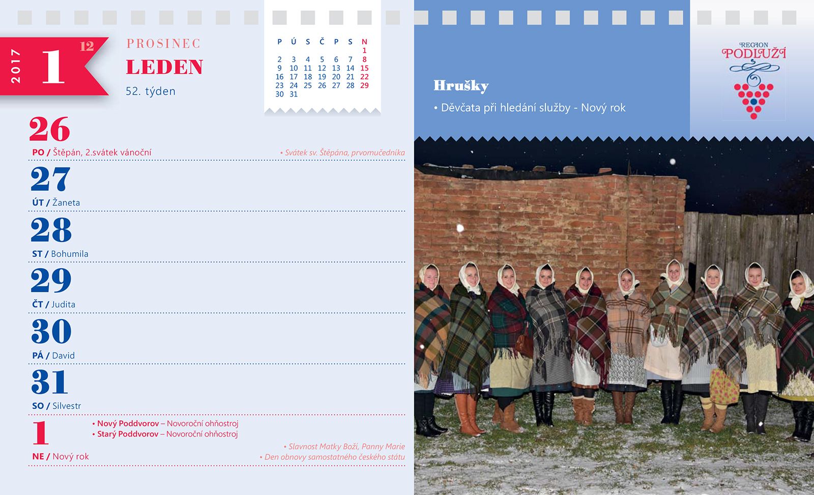 Kalendář Regionu Podluží na rok 2014