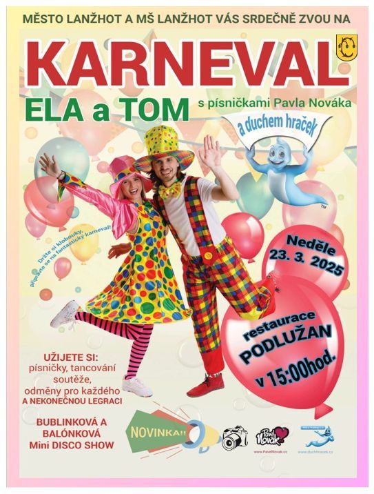 Dětský karneval Lanžhot 2025