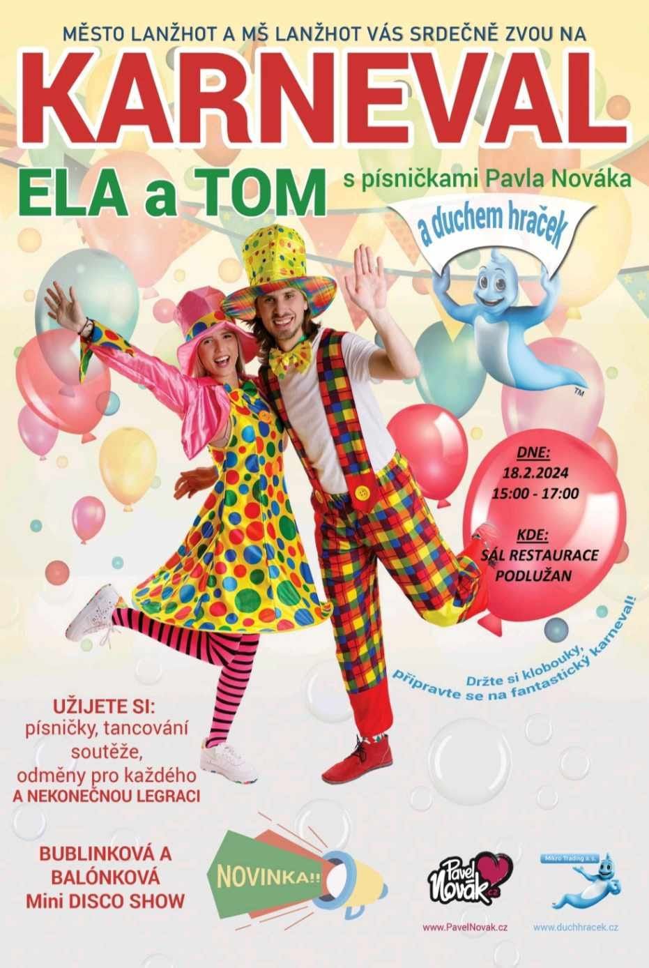 Dětský karneval v Lanžhotě