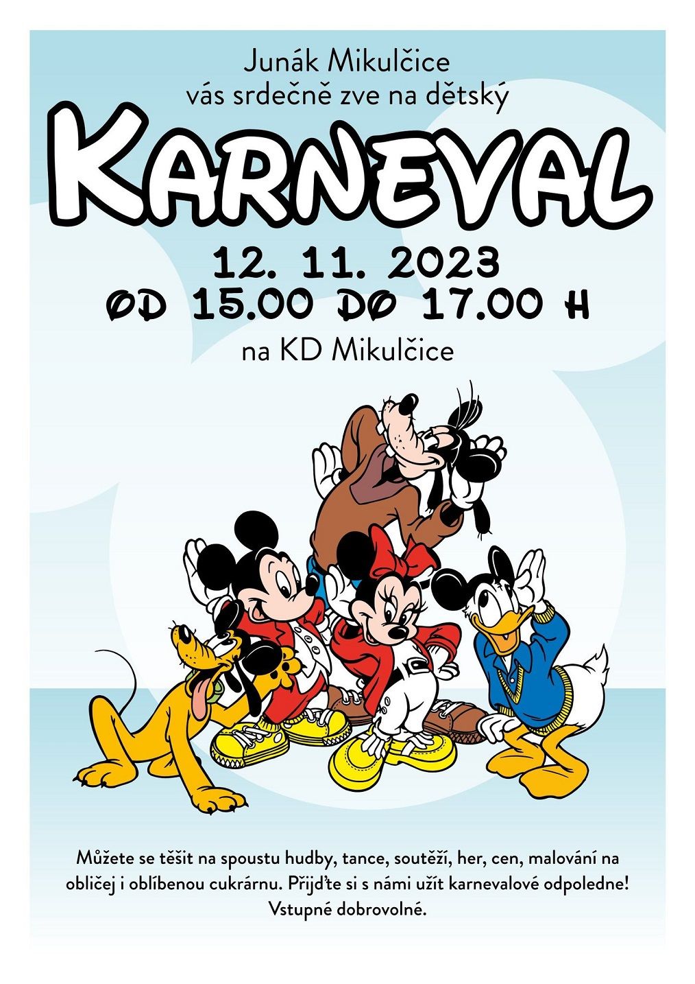 Dětský karneval v Mikulčicích