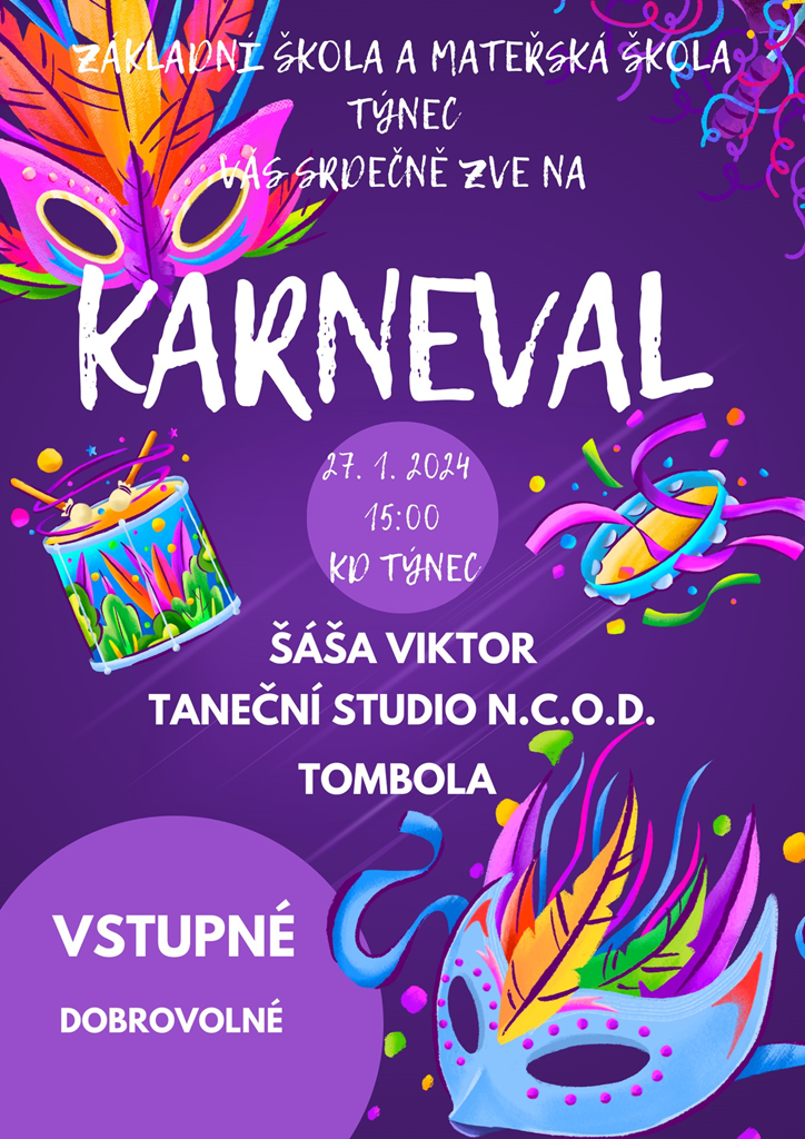 Karneval pro děti v Týnci