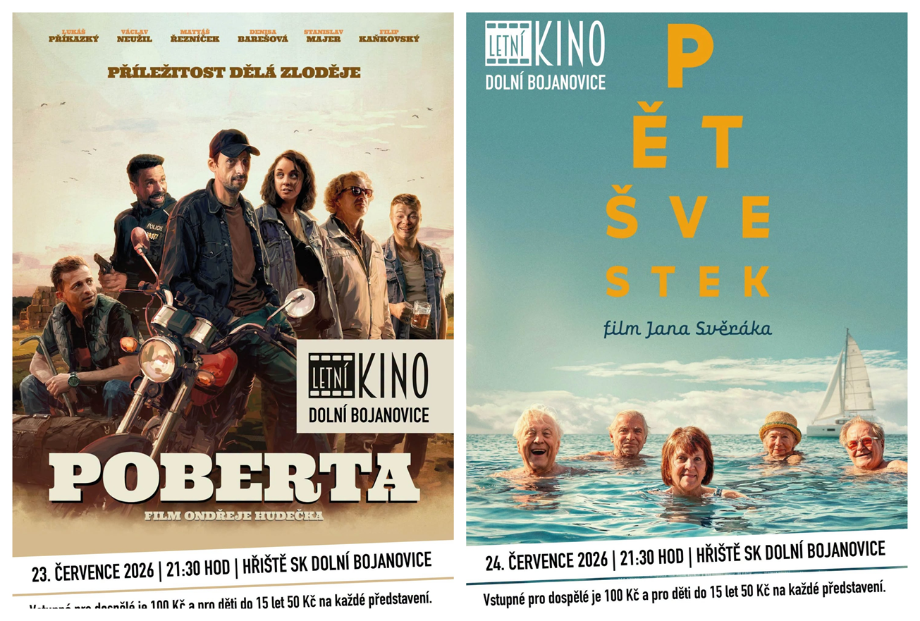Letní kino v Dolních Bojanovicích
