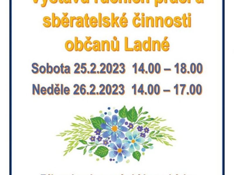 Výstava ručních prací a sběratelské činnosti