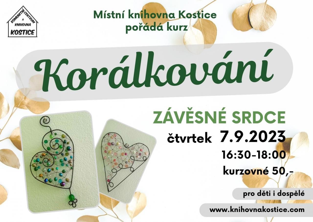 Korálkování - srdce