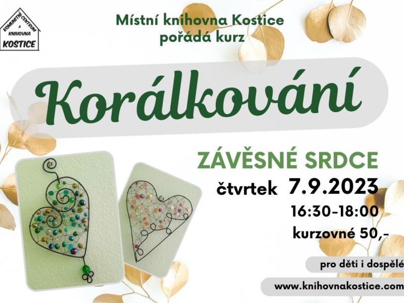 Korálkování - srdce