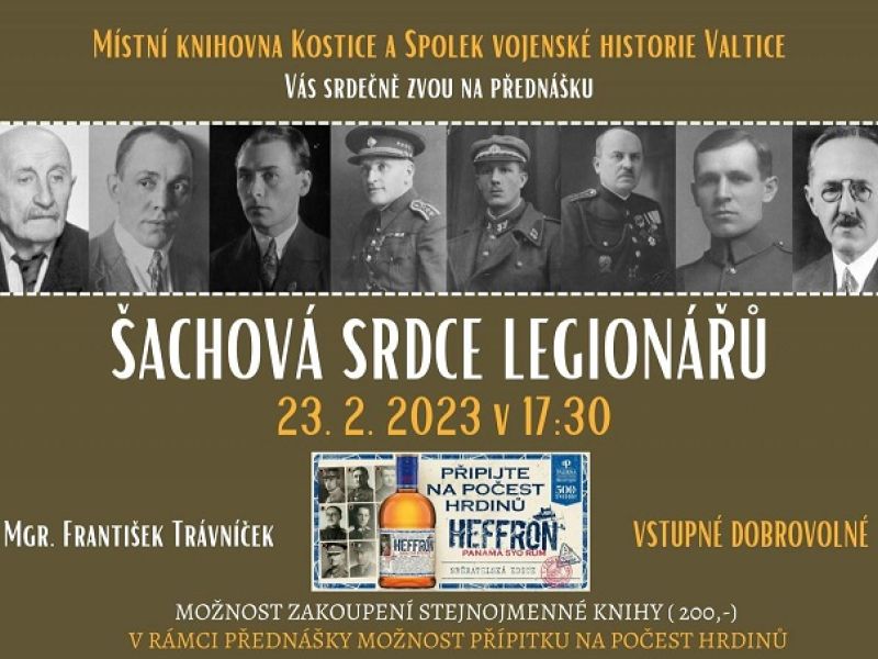 Přednáška ,,Šachová srdce legionářů"