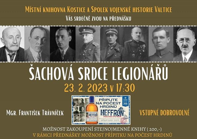 Přednáška ,,Šachová srdce legionářů"