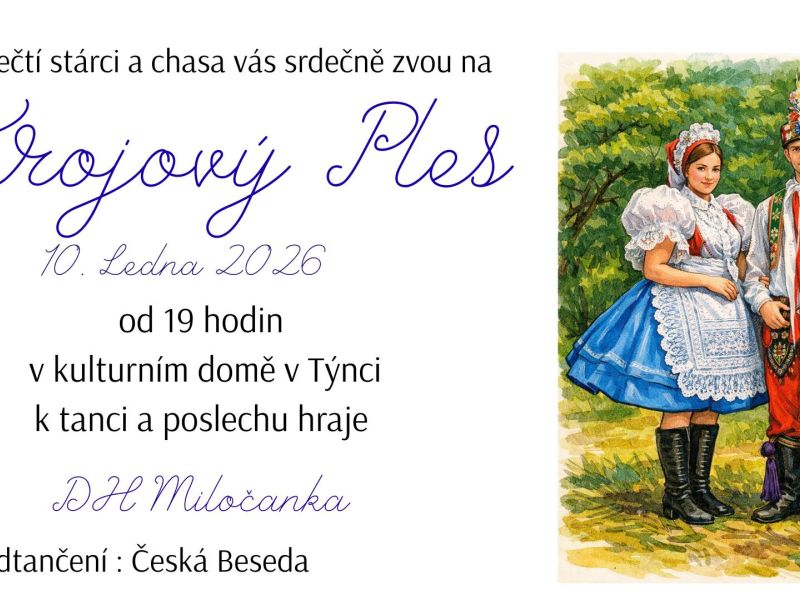 Krojový ples Týnec 2026