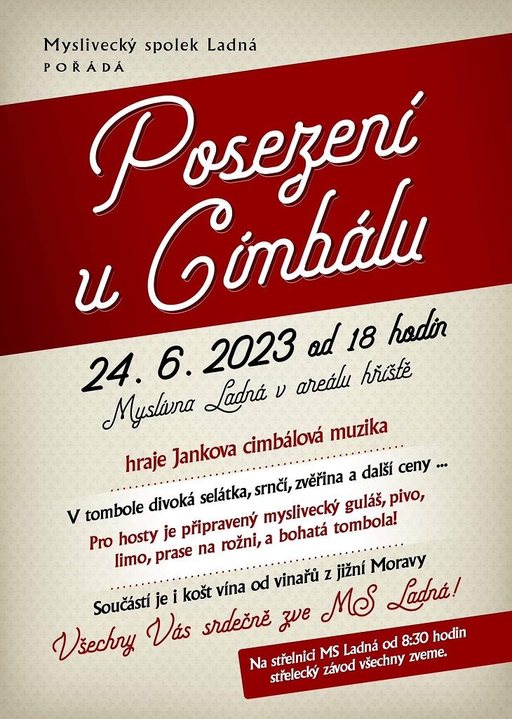 Posezení u cimbálu v Ladné