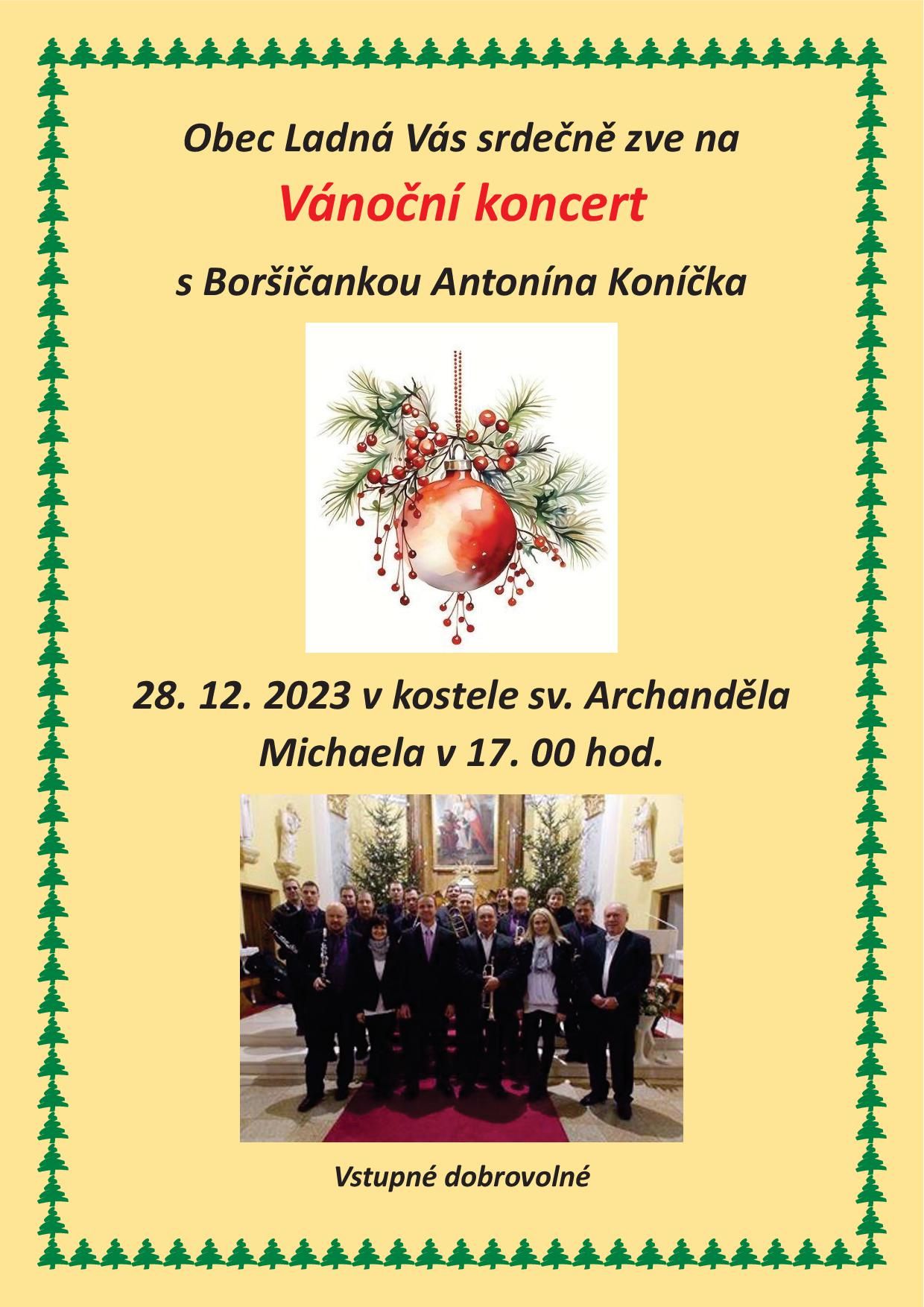 Vánoční koncert v Ladné