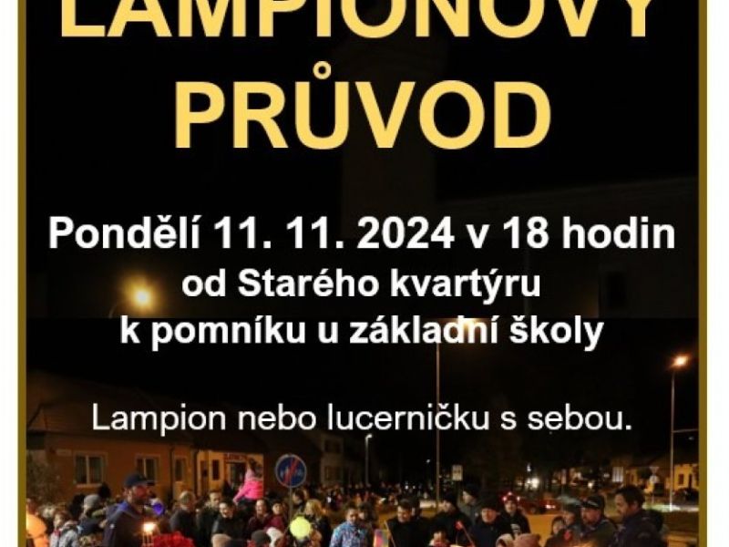 Lampionový průvod v Lužicích