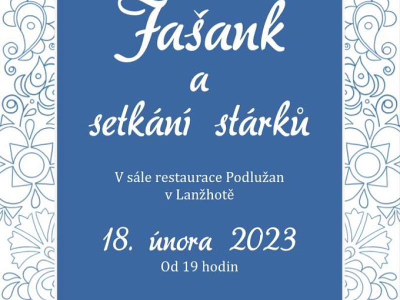 Fašank a setkání stárků v Lanžhotě