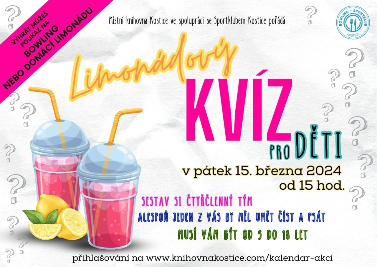 Limonádový kvíz pro děti