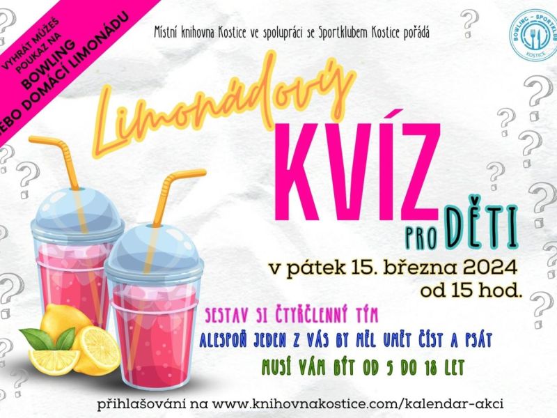 Limonádový kvíz pro děti