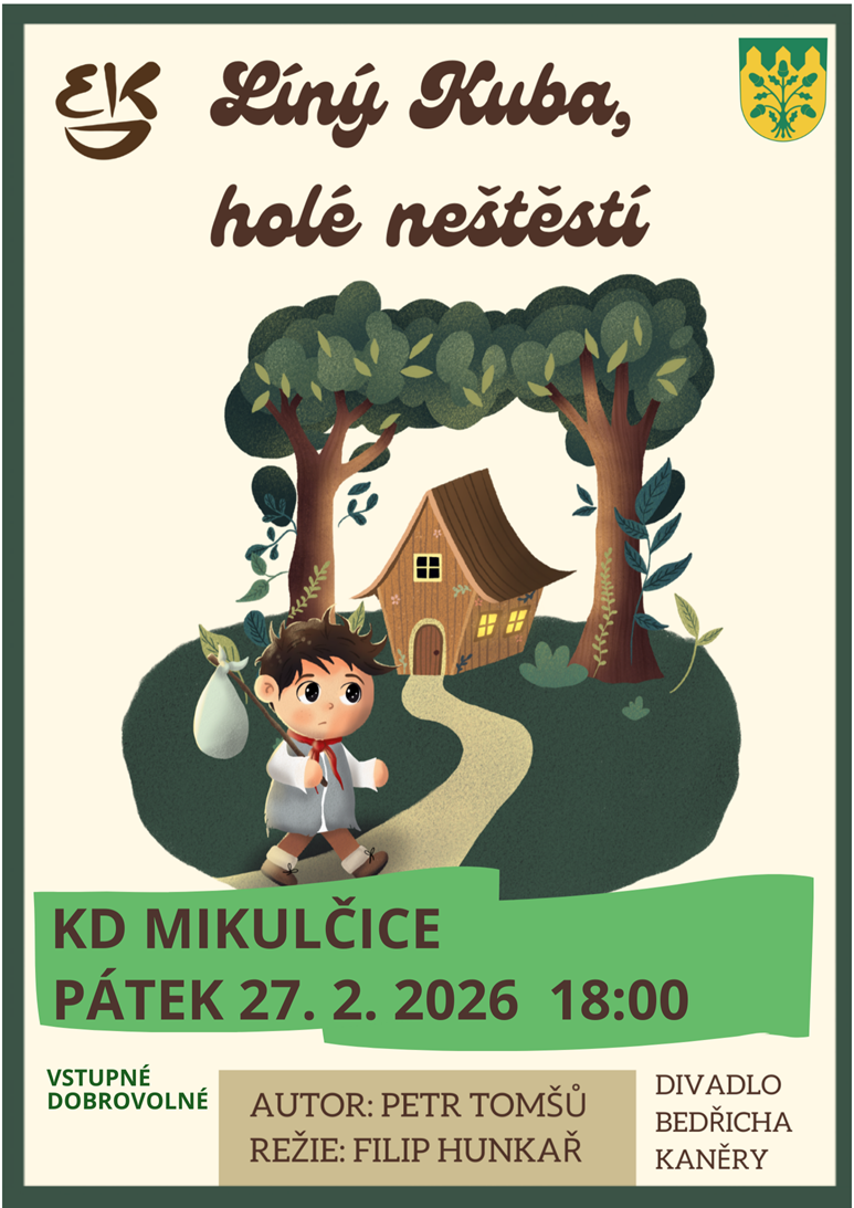 Divadlo pro děti: Líný Kuba, holé neštěstí