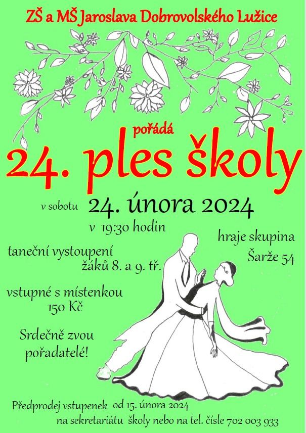 Ples školy v Lužicích