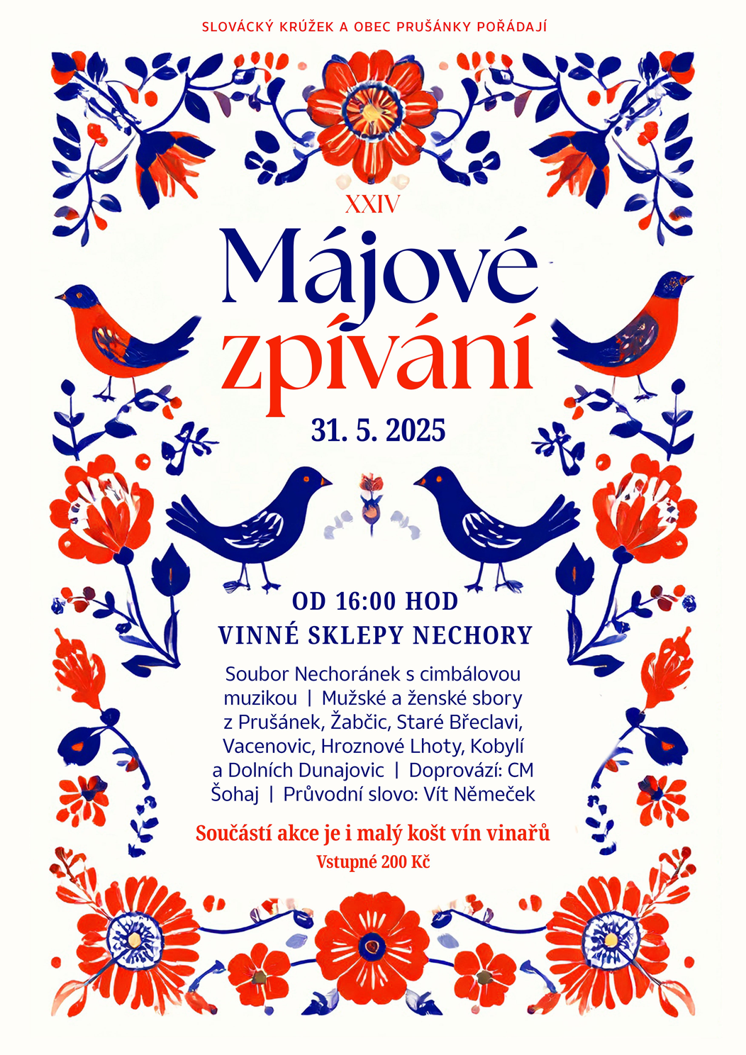 Májové zpívání v Nechorách