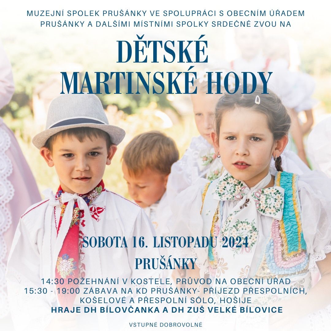 Dětské martinské hody v Prušánkách