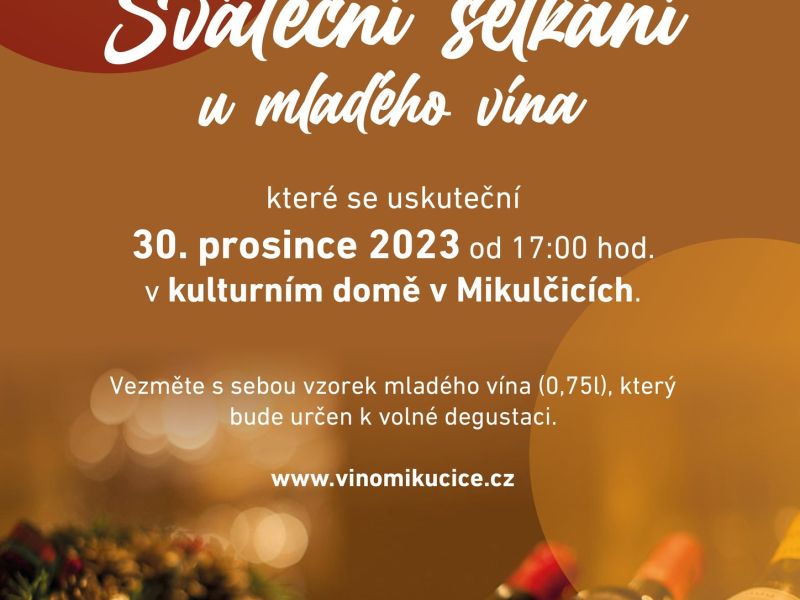 Sváteční setkání u mladého vína