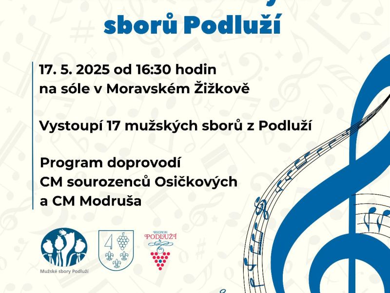 Setkání mužských sborů Podluží 2025