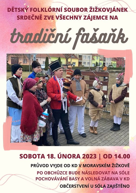 Tradiční fašaňk v Moravském Žižkově