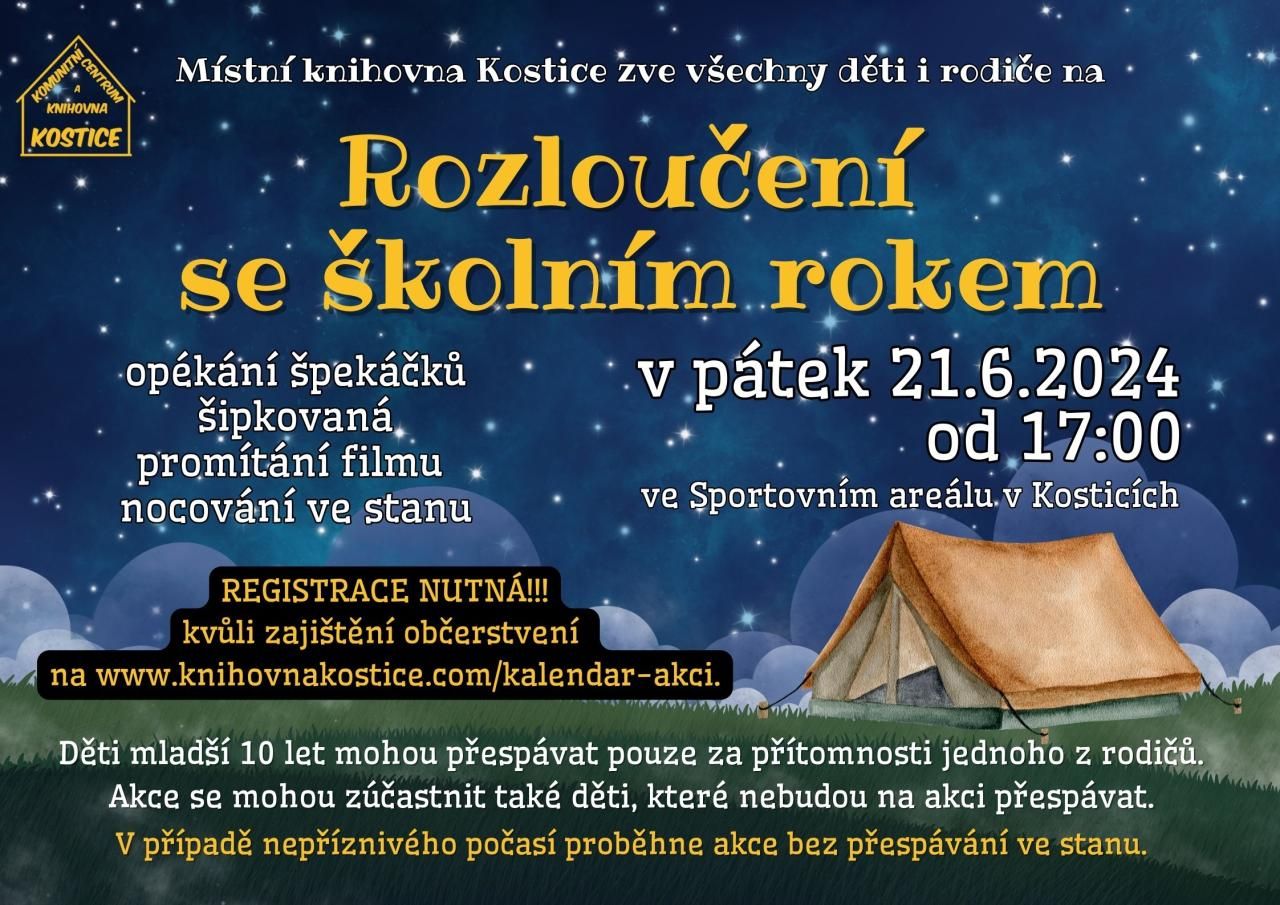 Rozloučení se školním rokem v Kosticích