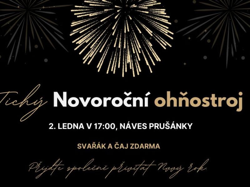 Novoroční ohňostroj Prušánky