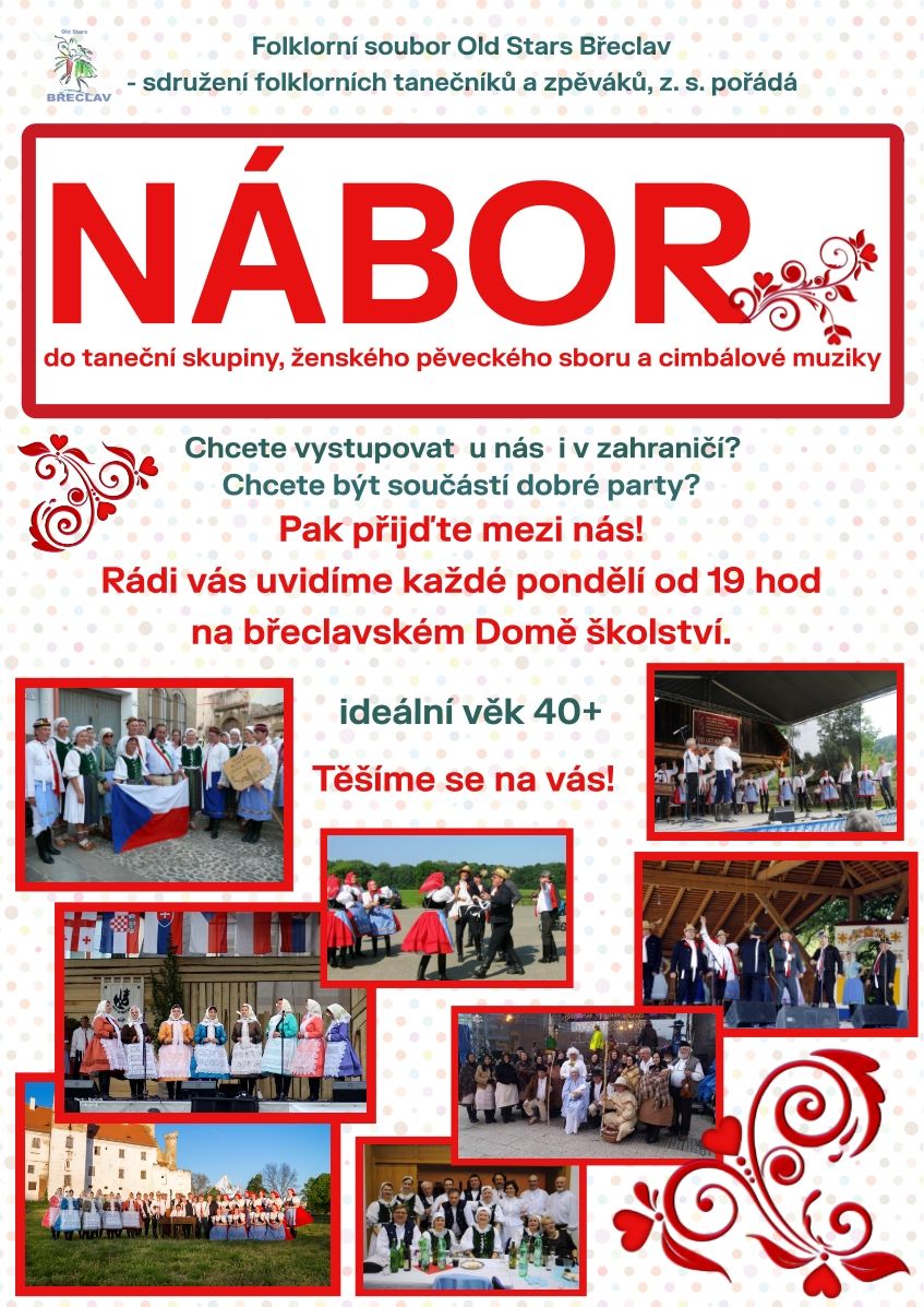 Folklorní soubor Old Stars Břeclav: Nábor