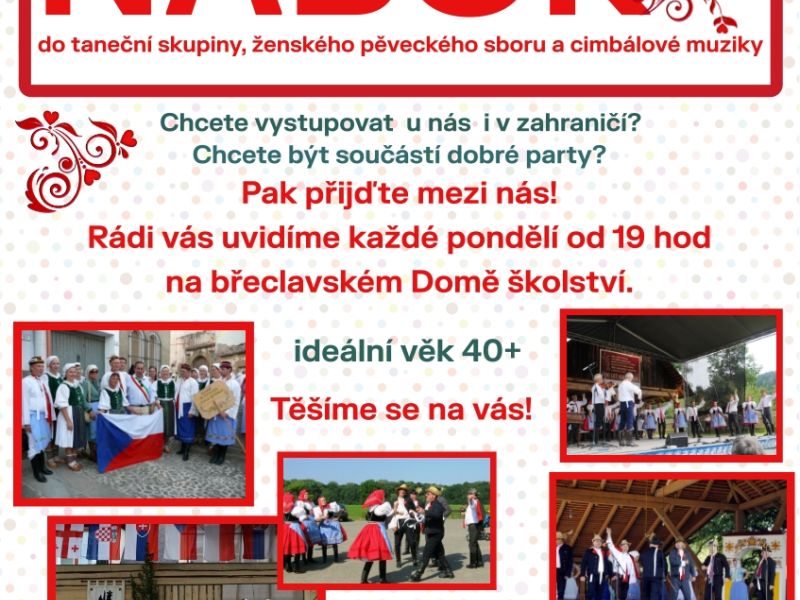 Folklorní soubor Old Stars Břeclav: Nábor