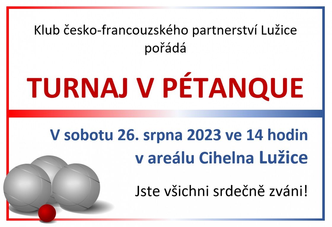 Turnaj v pétanque