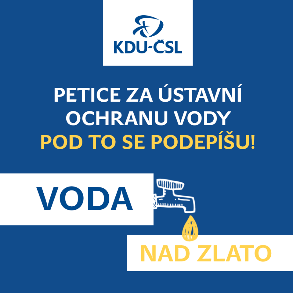 VODA NAD ZLATO - Petice za ústavní ochranu vody a půdy