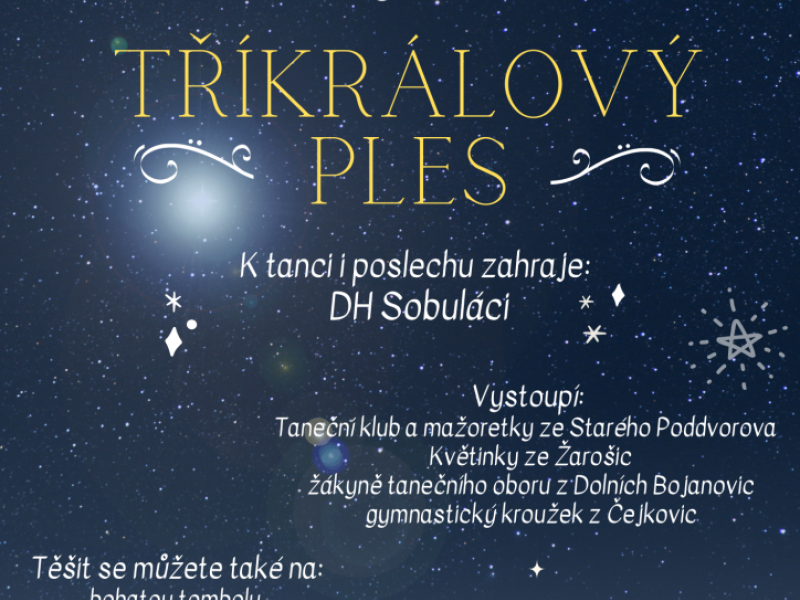 Tříkrálový ples ve Starém Poddvorově