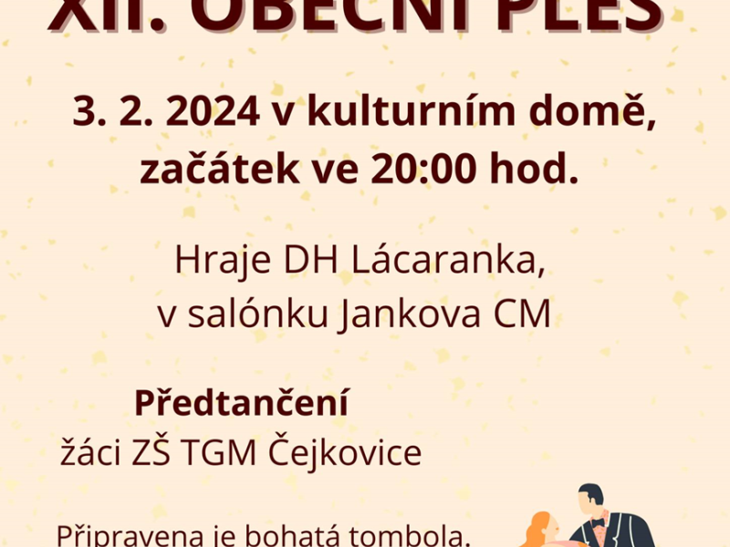 XII. Obecní ples Starý Poddvorov