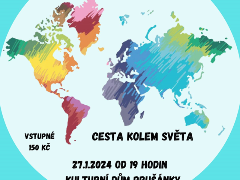 Školní ples Prušánky: Cesta kolem světa