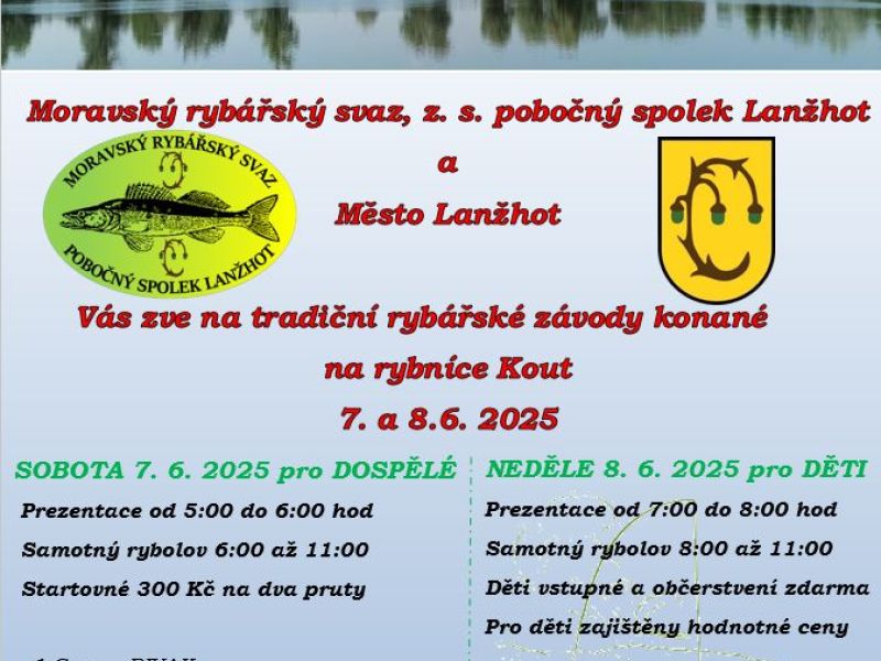 Rybářské závody Lanžhot 2025