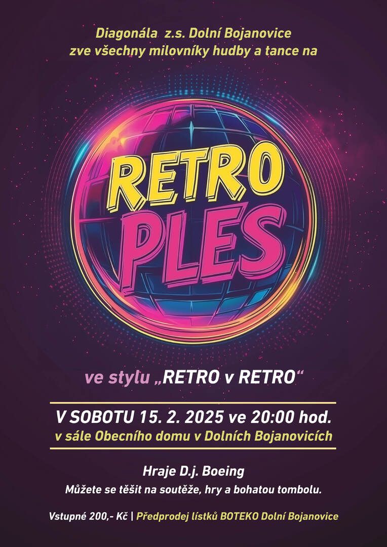 Retro ples v Dolních Bojanovicích