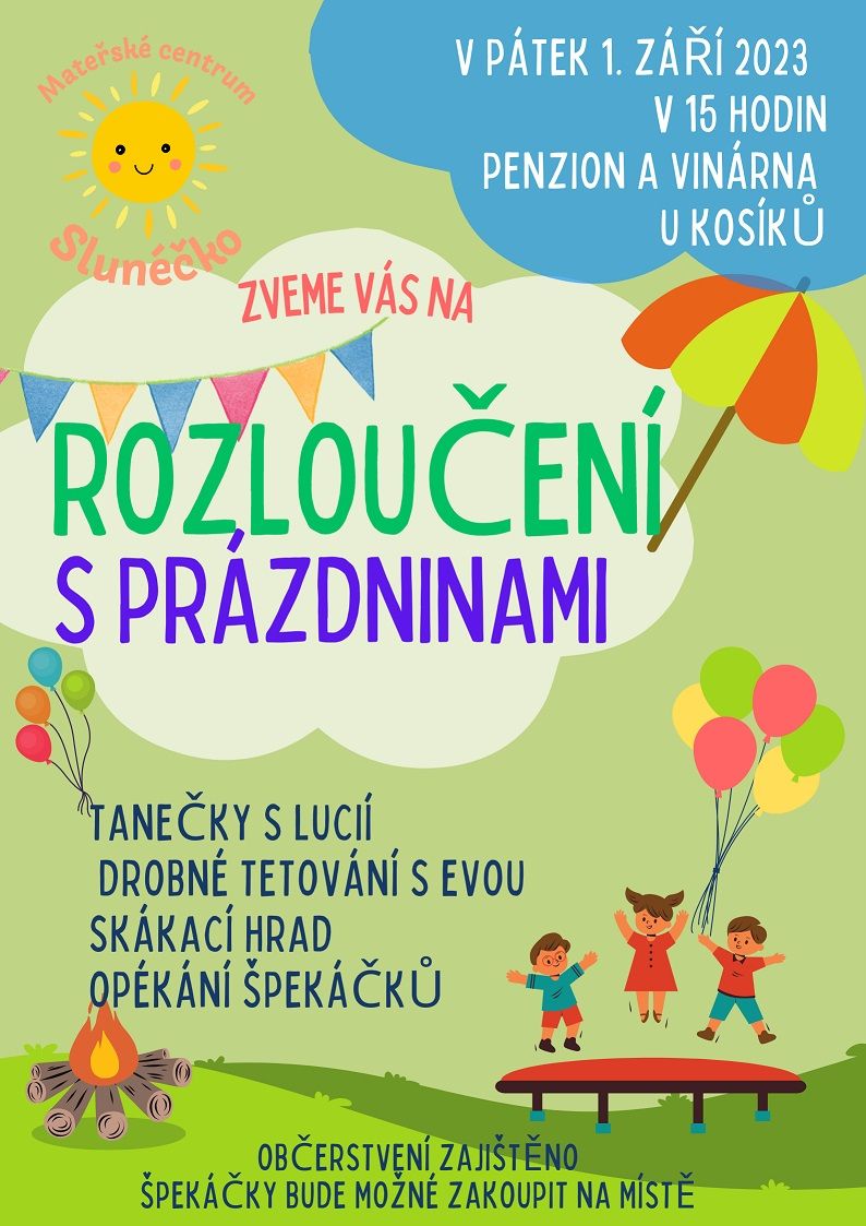 Rozloučení s prázdninami Tvrdonice